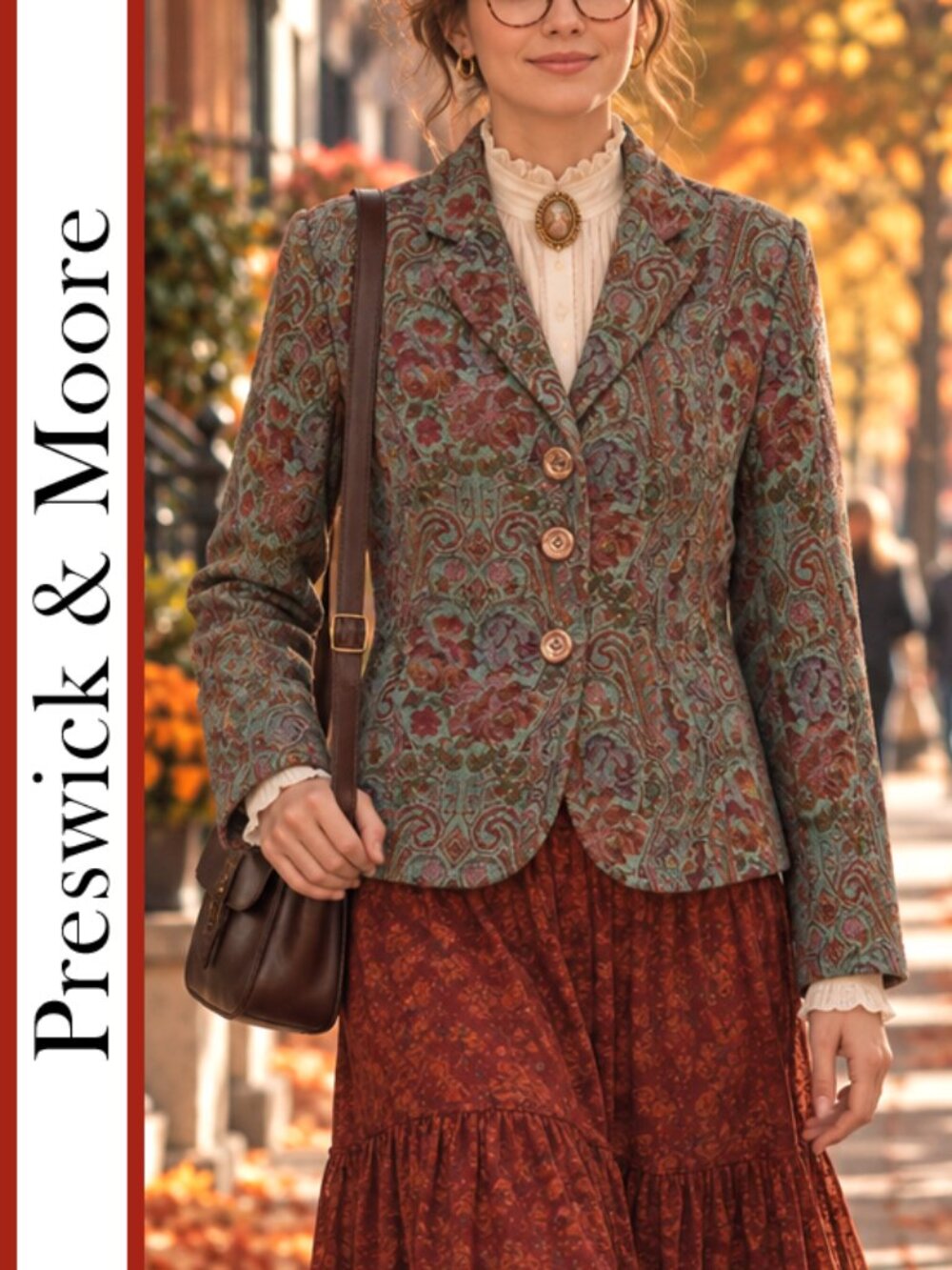 Preswick & Moore | Floral/Paisley Tapestry Blazer Jacket